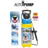 Pulvérisateur a pression 5L GLORIA AutoPomp Set - Avec pompe électrique, piles non fournies