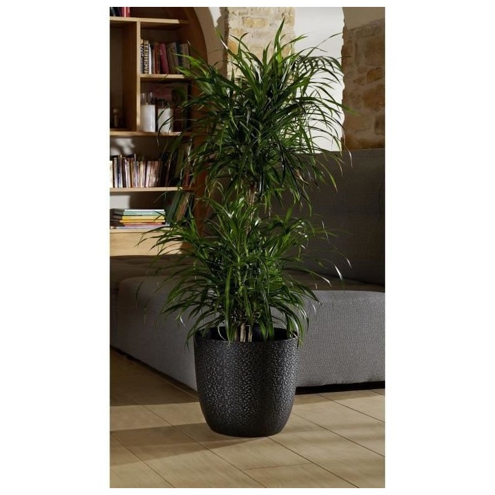 EDA Cache-pot OPALE Ø 29,5 cm - Volume 14,8 L - Noir