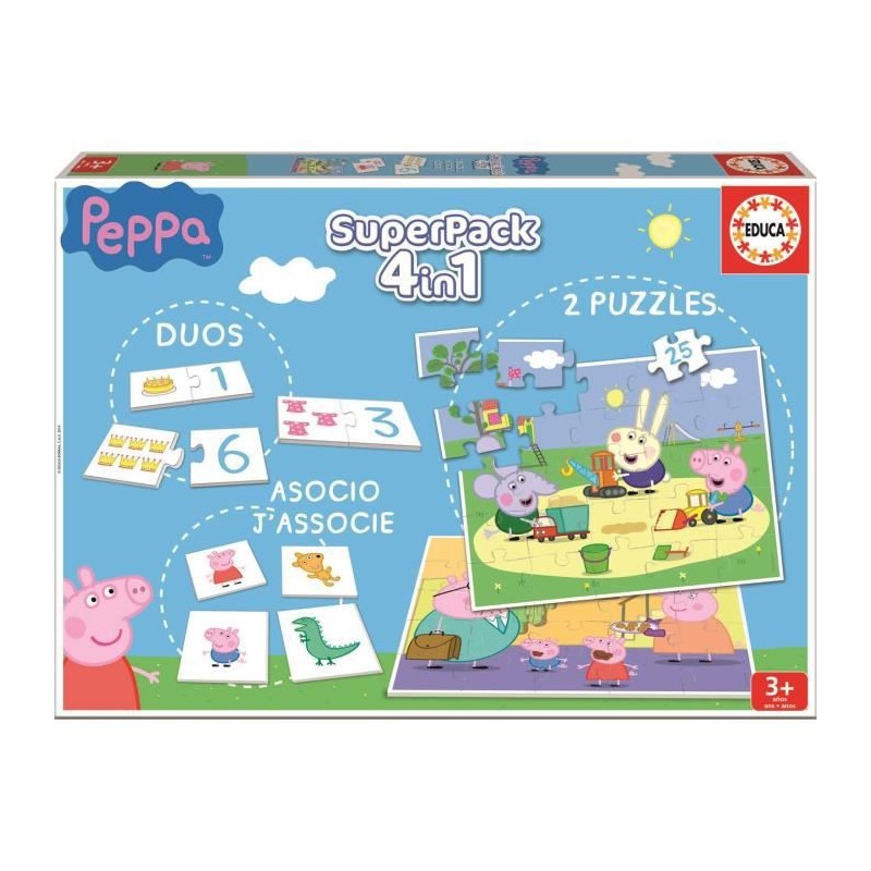 PEPPA PIG Superpack Jeux éducatifs