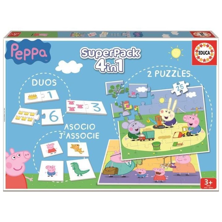 PEPPA PIG Superpack Jeux éducatifs