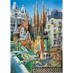 COLLAGE GAUDI - Puzzle de...