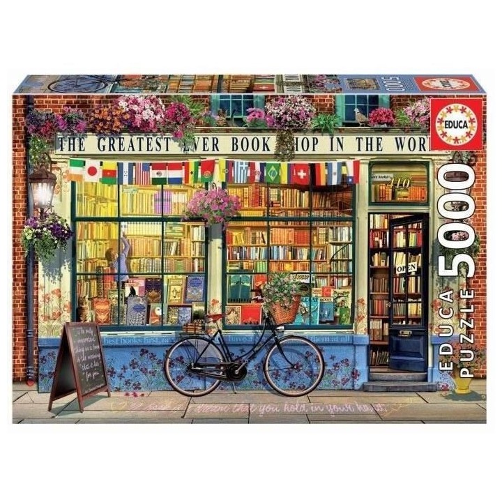 LA MEILLEURE LIBRAIRIE DU MONDE - Puzzle de 5000 pieces
