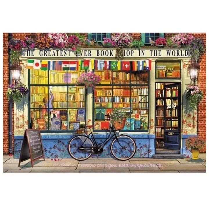 LA MEILLEURE LIBRAIRIE DU MONDE - Puzzle de 5000 pieces