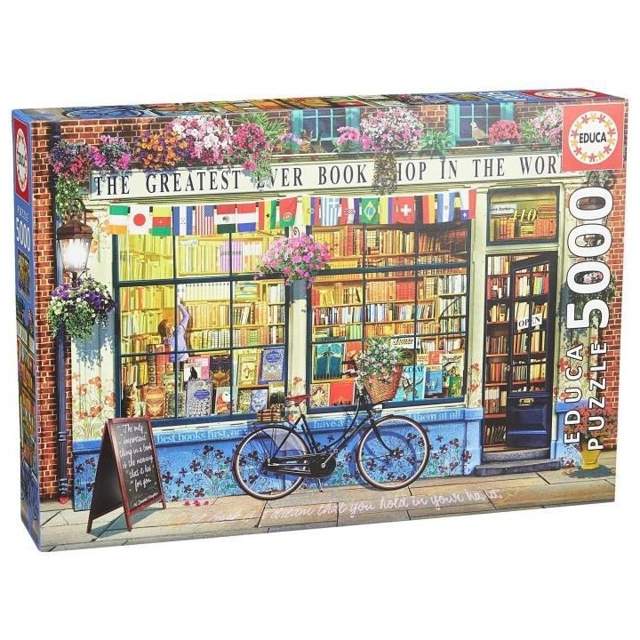 LA MEILLEURE LIBRAIRIE DU MONDE - Puzzle de 5000 pieces