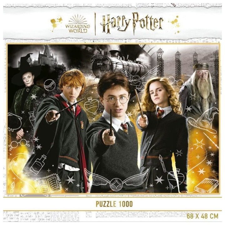 HARRY POTTER NEON PUZZLE 1 - Puzzle de 1000 pieces