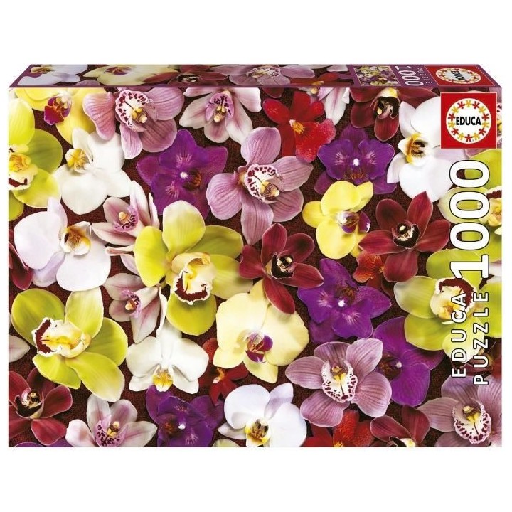 COLLAGE ORCHIDÉES - Puzzle de 1000 pieces