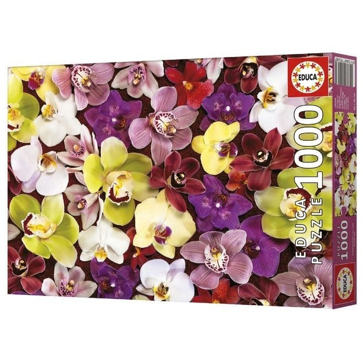 COLLAGE ORCHIDÉES - Puzzle de 1000 pieces