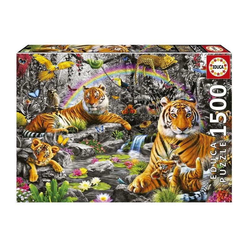 JUNGLE RADIEUSE - Puzzle de 1500 pieces