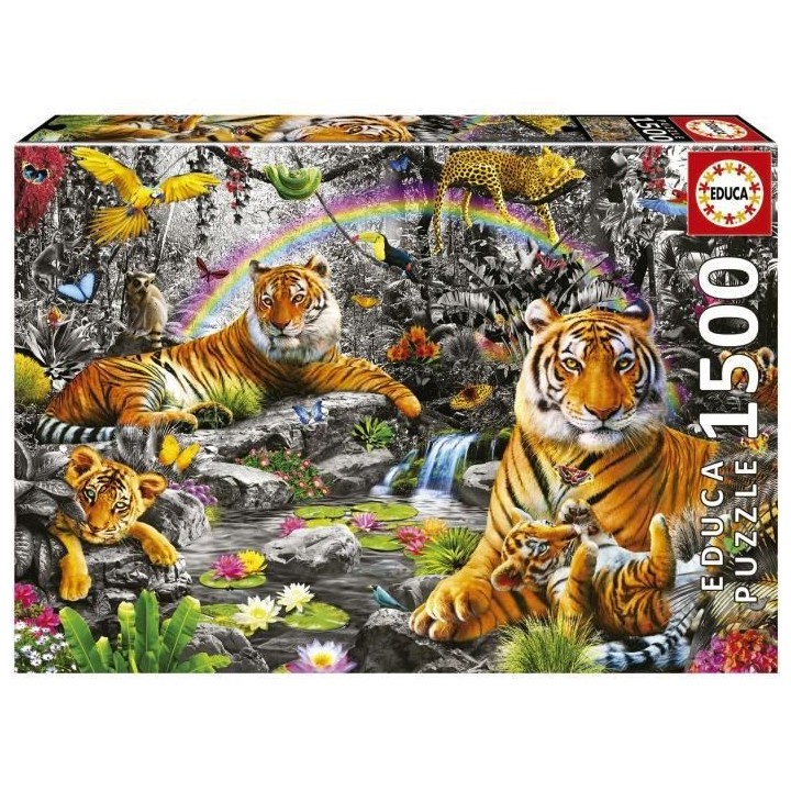 JUNGLE RADIEUSE - Puzzle de 1500 pieces