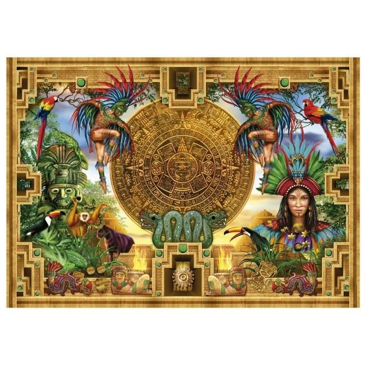 MONTAGE AZTeQUE MAYA - Puzzle de 2000 pieces