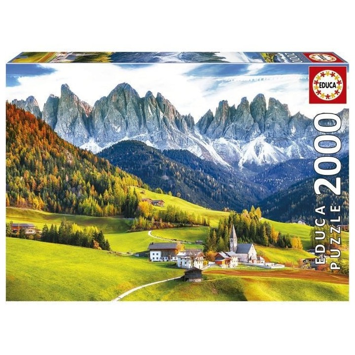 AUTOMNE DANS LES DOLOMITES - Puzzle de 2000 pieces