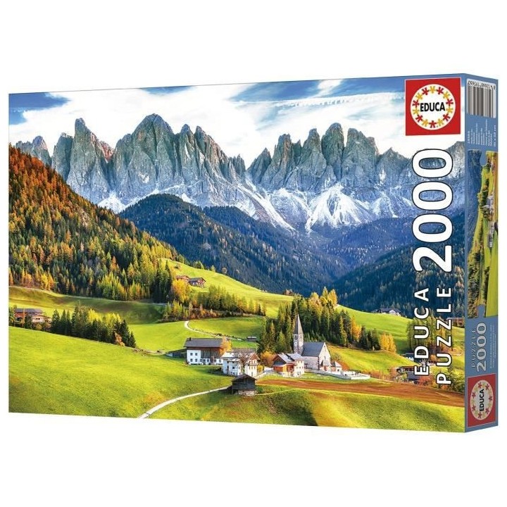 AUTOMNE DANS LES DOLOMITES - Puzzle de 2000 pieces