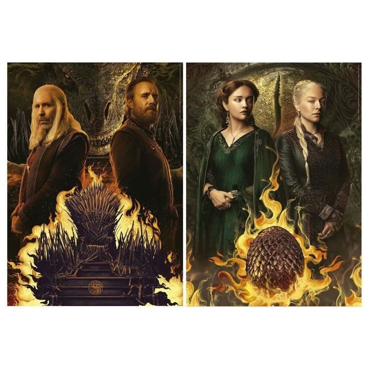 Puzzle - EDUCA - House Of The Dragon - 2X500 pieces