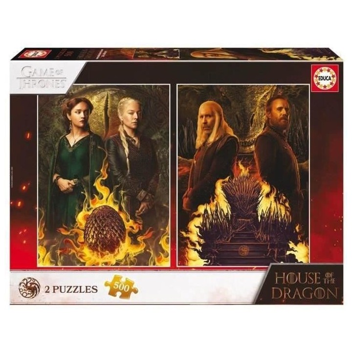Puzzle - EDUCA - House Of The Dragon - 2X500 pieces