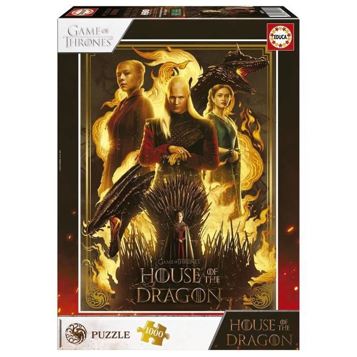 Puzzle - EDUCA - House Of The Dragon - 1000 pieces