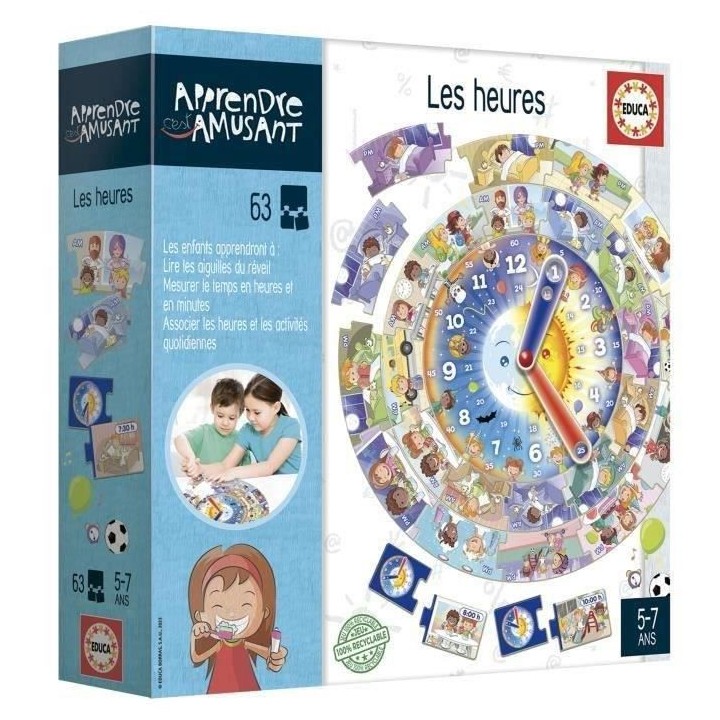 LES HEURES - Jeu éducatif
