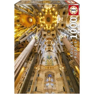 INTÉRIEUR DE LA SAGRADA FAMILIA - Puzzle de 1000 pieces