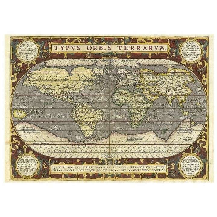 Puzzle - EDUCA - Planisphere - 2000 pieces