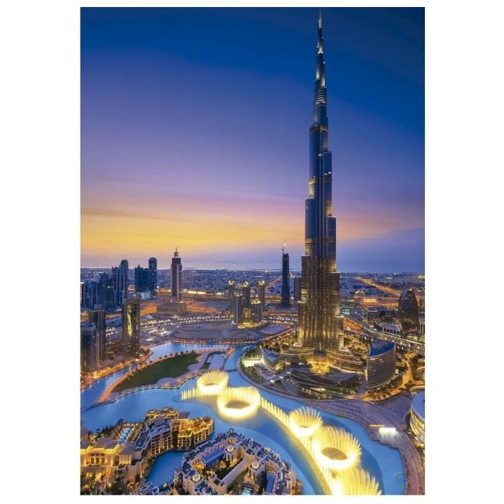 BURJ KHALIFA, ÉMIRATS ARABES UNIS - Puzzle de 1000 pieces