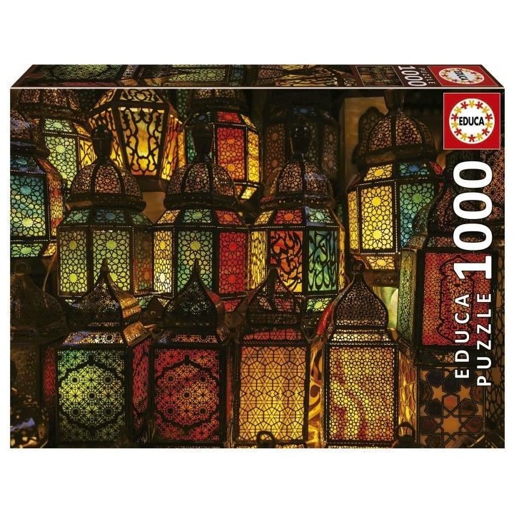 COLLAGE DE LANTERNES - Puzzle de 1000 pieces
