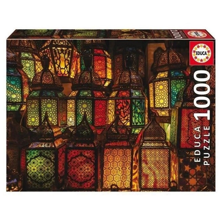 COLLAGE DE LANTERNES - Puzzle de 1000 pieces