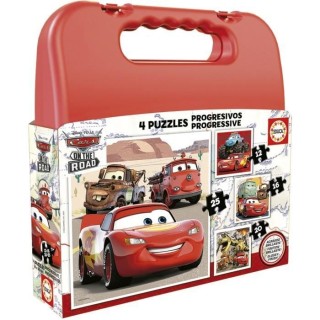CARS - Malette de 4 puzzles progressifs