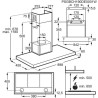 Hotte décorative murale ELECTROLUX LFT429K - L 90 cm - Evacuation / Recyclage - 600 m³/h - 3 vitesses - 51 db - Filtre inclus