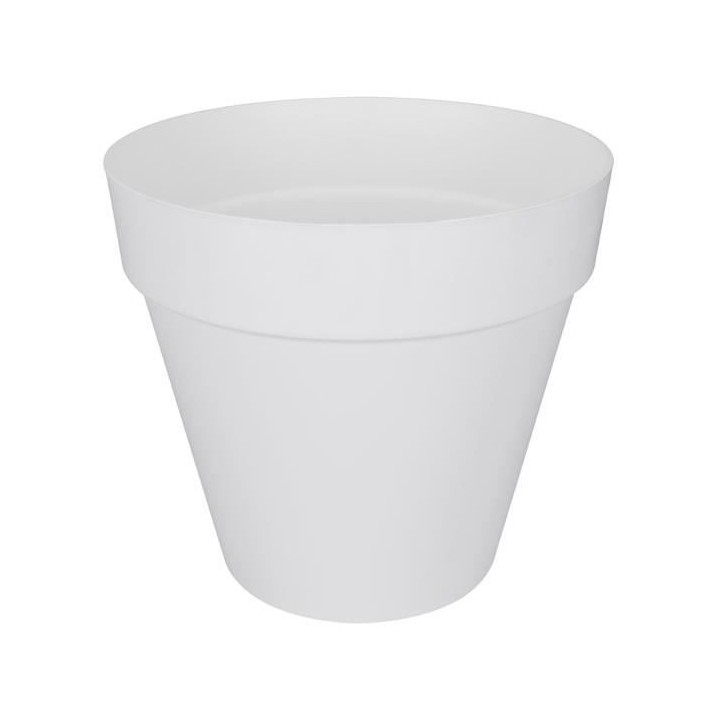 Pot de fleur Elho Plastique Rond Loft Urban Blanc Ø 50 x H.44 cm 48 l