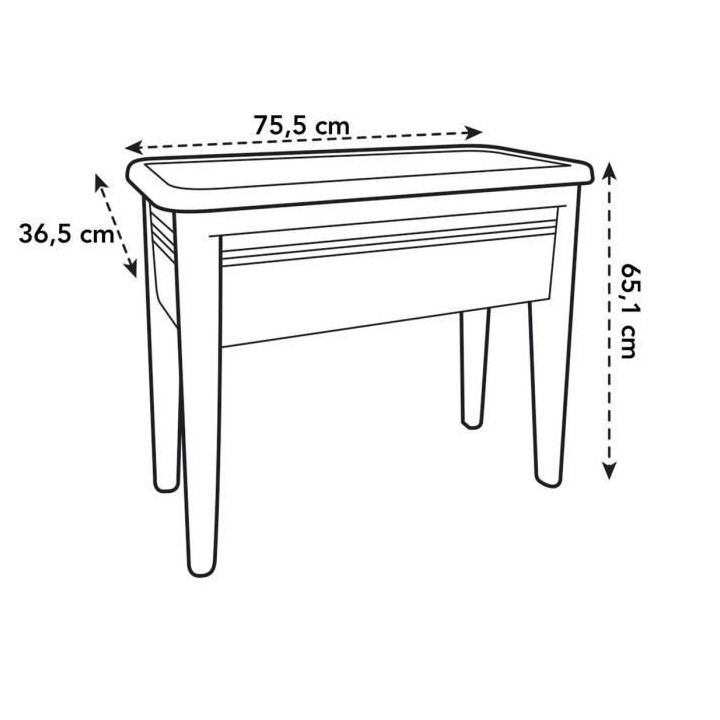 Green Basics Table De Culture Xxl lime vert