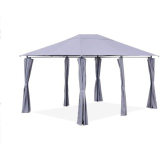Tonnelle de jardin LAGOON - 3 x 4 x H.2,65 m - Structure Acier et toil