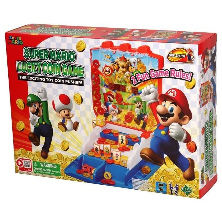 Super Mario Lucky Coin Game - EPOCH Games - Jeu d'ambiance et d'action