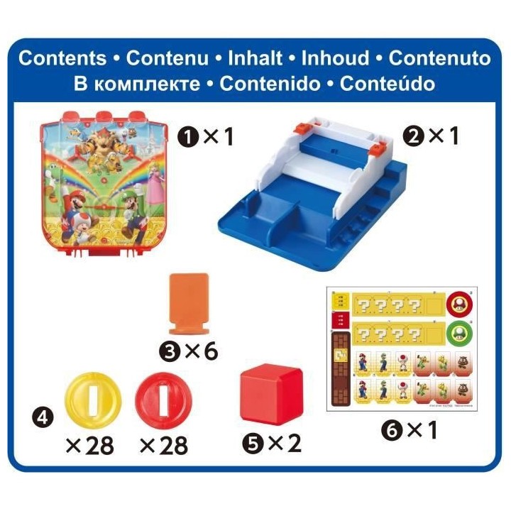 Super Mario Lucky Coin Game - EPOCH Games - Jeu d'ambiance et d'action