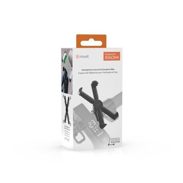 Muvit support smartphone pour trottinette design Xiaomi