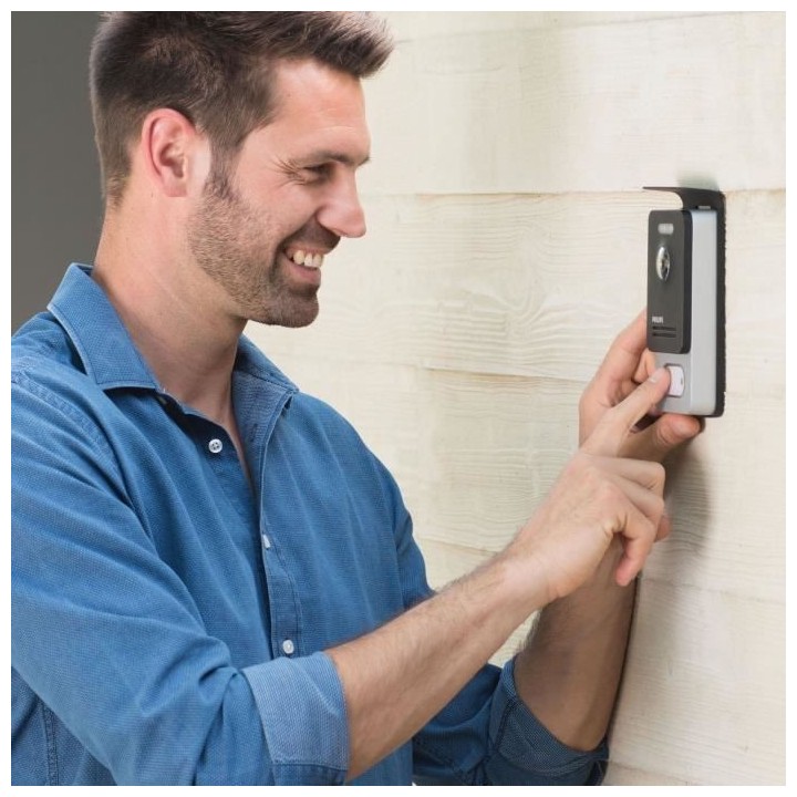 Visiophone WelcomeEye Comfort 2 fils double commande evolutif - Philip