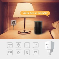 EZVIZ Prise Connectée WiFi, Smart Plug avec Mesure Consommation