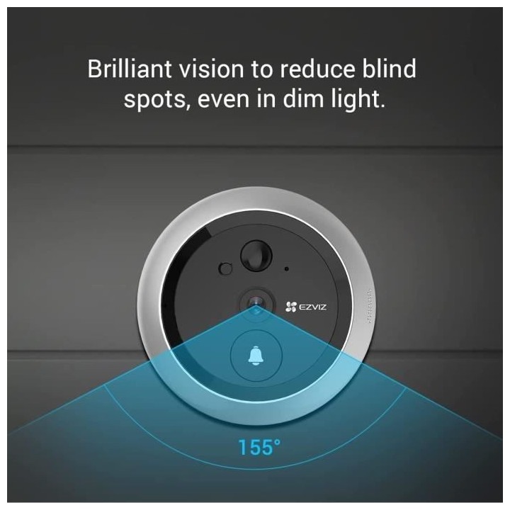 EZVIZ Judas Smart Ezviz Cs-dp2c Display 4.3'''' Wifi - Fullhd - Audio