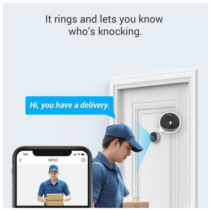 EZVIZ Judas Smart Ezviz Cs-dp2c Display 4.3'''' Wifi - Fullhd - Audio