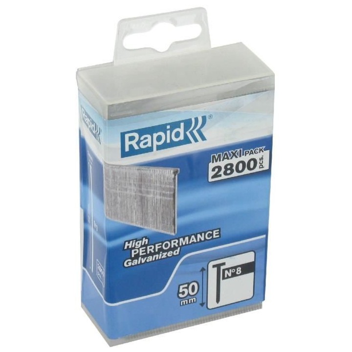 RAPID 2800 pointe n°8 Rapid Agraf 50mm