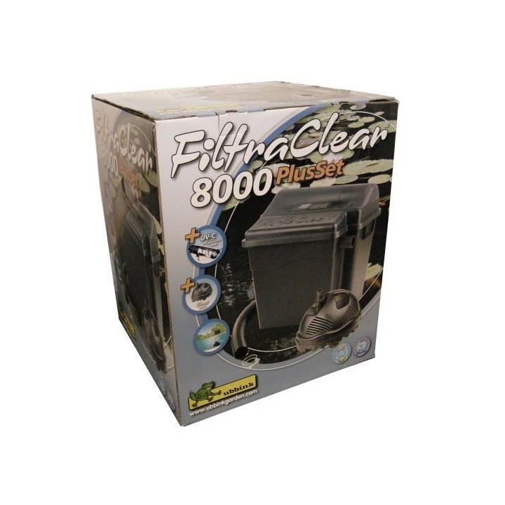 UBBINK Kit filtration pour bassin - FiltraClear 8000 +Set