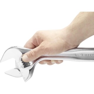 Clé a Molette 12 a Ajustement Rapide FACOM - 101.12PB - Tete incliné