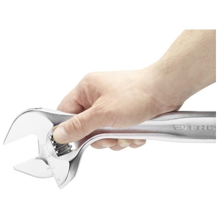 Clé a Molette 12 a Ajustement Rapide FACOM - 101.12PB - Tete incliné