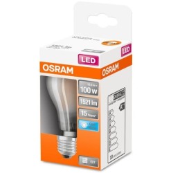 OSRAM Ampoule LED Standard verre dépoli 10W 100 E27 froid