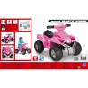 Quad électrique 6V Racy - rose - FEBER