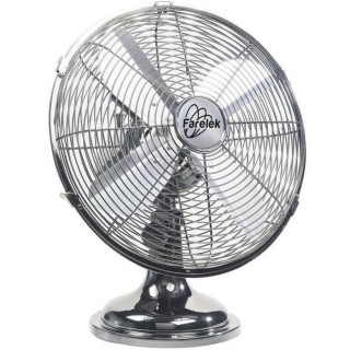 UTAH - Ventilateur a poser Ø30cm 35W chromé oscillant