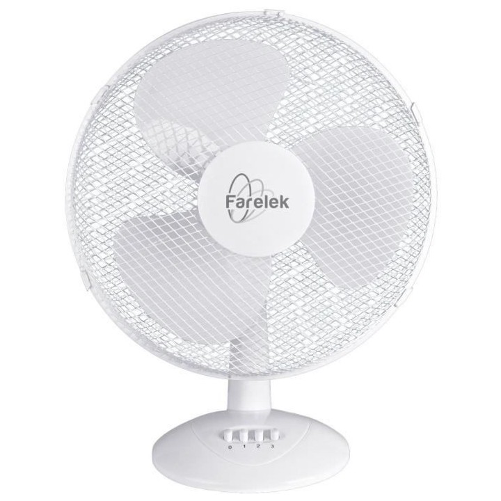 MIAMI 40 - Ventilateur a poser Ø40cm 50W blanc oscillant