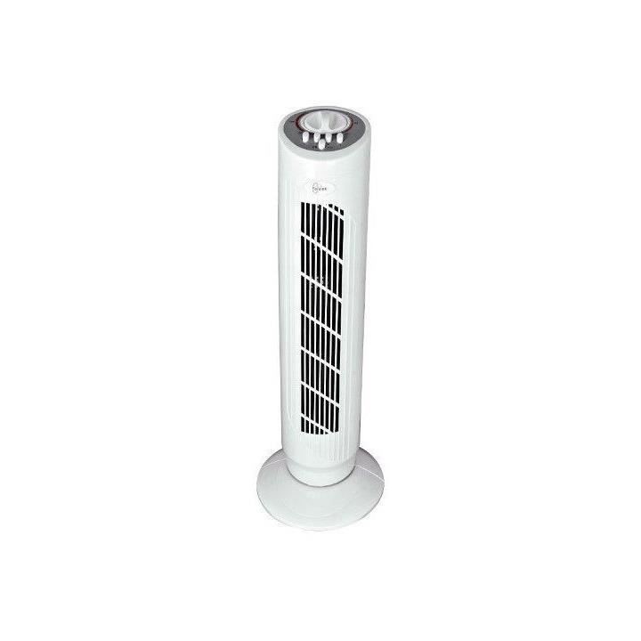 DAKOTA - Ventilateur colonne H74cm 50W blanc oscillant