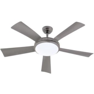 WALLIS Anthracite - Ventilateur de plafond Ø132cm 38W + éclairage LE
