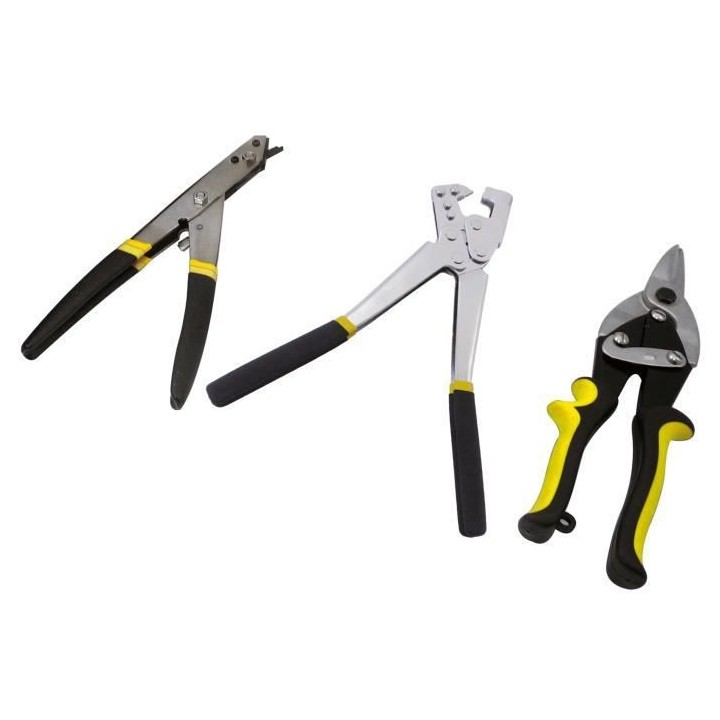 FARTOOLS Kit de pince du plaquiste - cisaille - grignoteuse - sertisse
