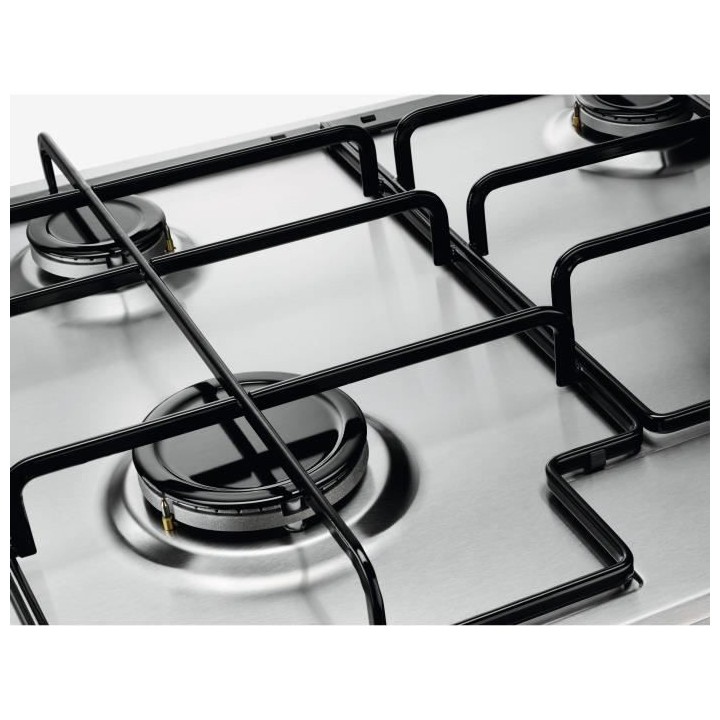 Table émail gaz FAURE - FGH62414XA - 4 foyers - l59 X L67 X H15cm - I