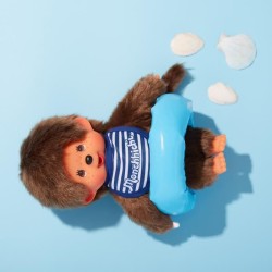 Monchhichi - Garçon Bavoir Mariniere 20 cm